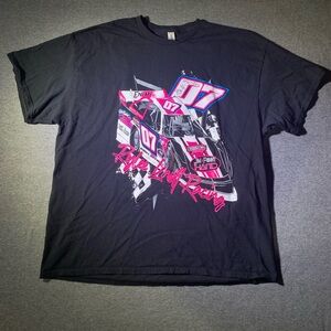 Racing Shirt XXL Short Sleeve Black Top Cotton Rylee Knoll